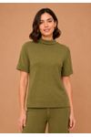 Blusa heritage gola alta VERDE